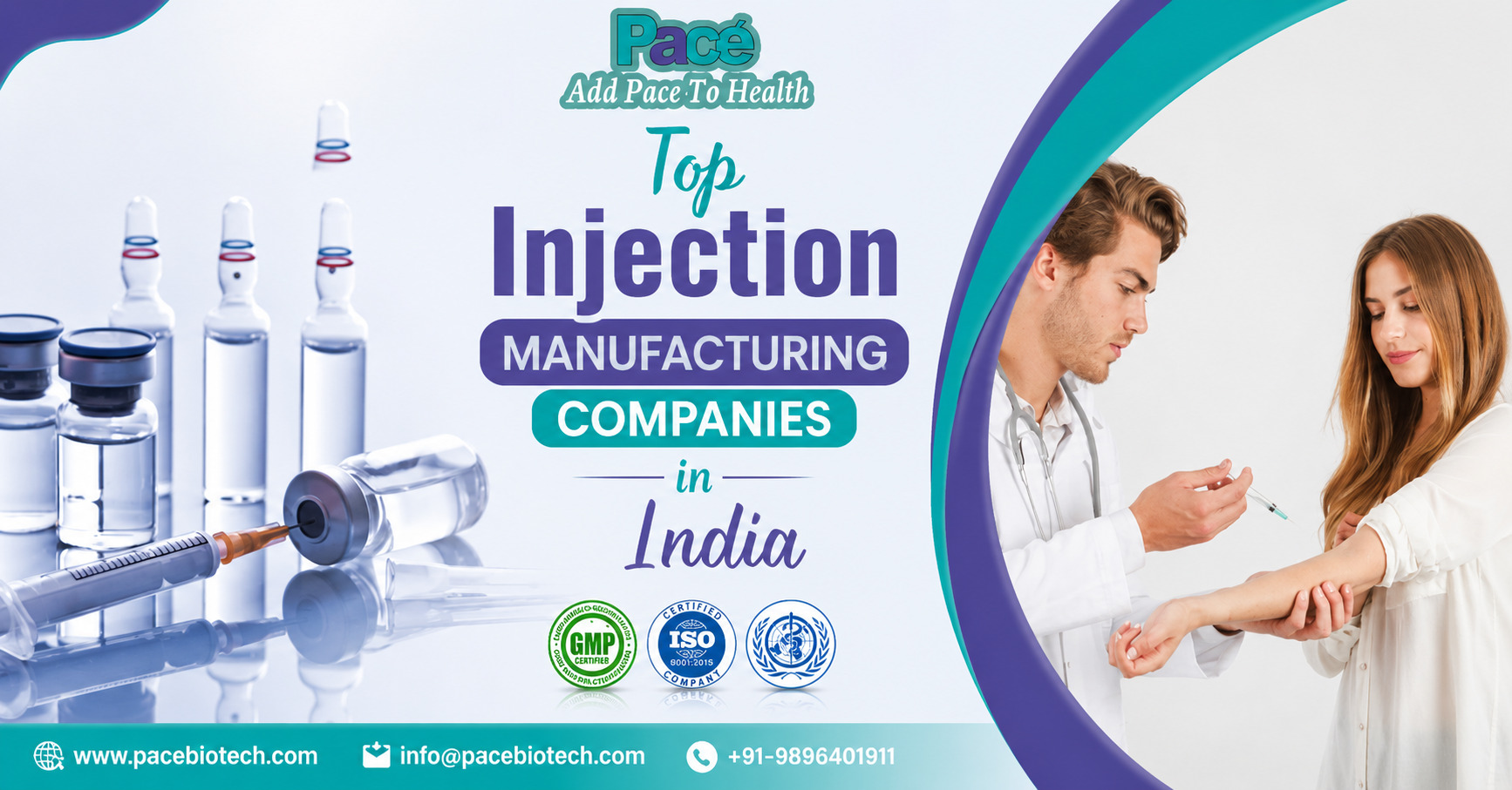 9 Top Injection Manufacturing Companies in India | Pacebiotech